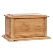 U4210 Urne en bambou avec rose