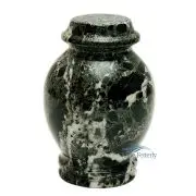 Green marble miniature urn