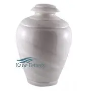 Urne en marbre naturel blanc