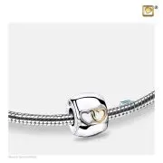 Breloque pour cendres en argent sterling