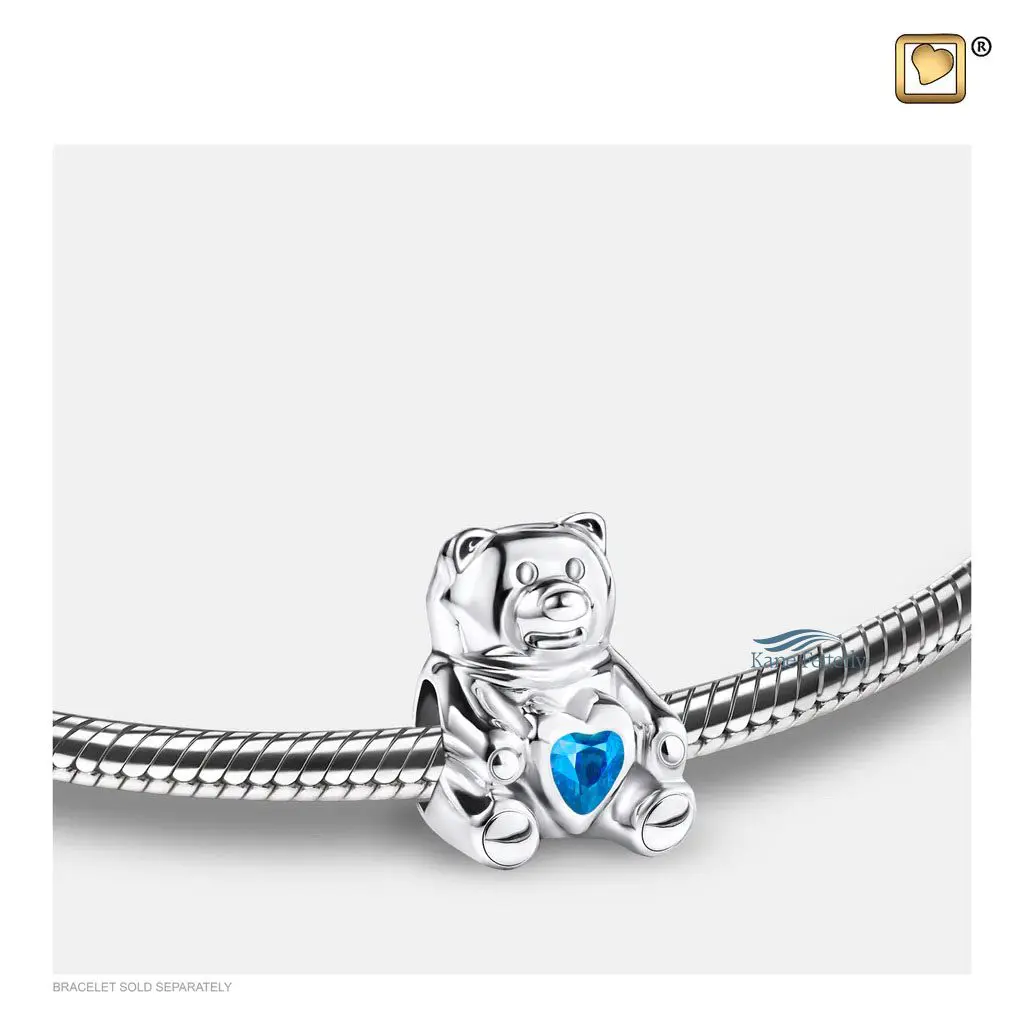 Breloque pour cendres ourson