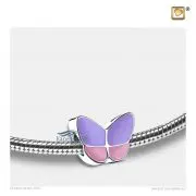 Breloque pour cendres papillon en argent sterling