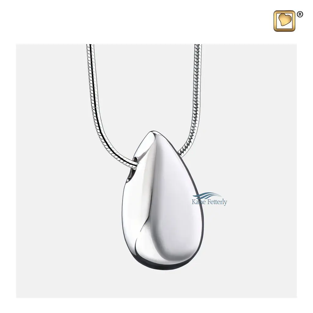 Teardrop pendant for ashes