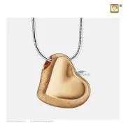 Pendentif pour cendres en forme de coeur