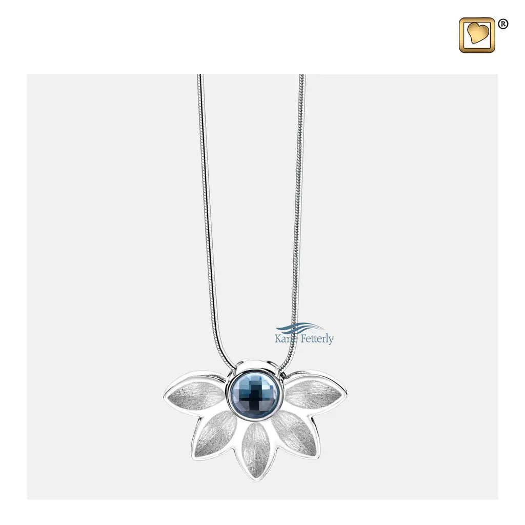 J0308 Pendentif fleur avec cristal de Swarovski® – Image 2