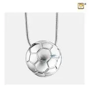 Pendentif cinéraire en forme de ballon de football