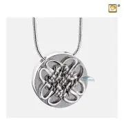 Pendentif cinéraire en forme de cercle celtique