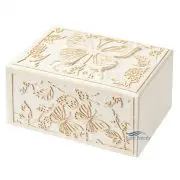 Urne biodégradable, motif papillons