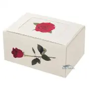 Urne bio à motif de rose