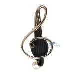 Treble clef ornament