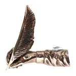 Hand and feather ornament