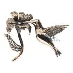 Bronze ornament hummingbird