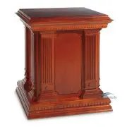 Urne en cerisier massif