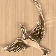 Dove bronze ornament