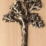 Tree bronze ornament