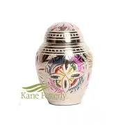 U8691K Urne miniature avec motif floral