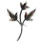 Bronze ornament leaves