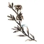 Bronze ornament lily