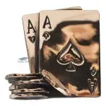 Bronze ornament poker