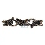 Bronze ornament three roses
