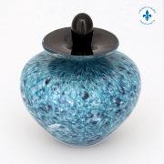 Glass miniature urn