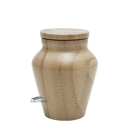 Bamboo miniature urn