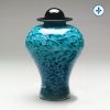 Hand-blown glass urn