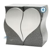 Zinc and aluminum double urn