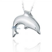 Dolphin - sterling silver pendant
