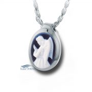 Cameo Angel - sterling silver pendant