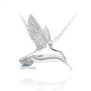 Hummingbird - sterling silver pendant