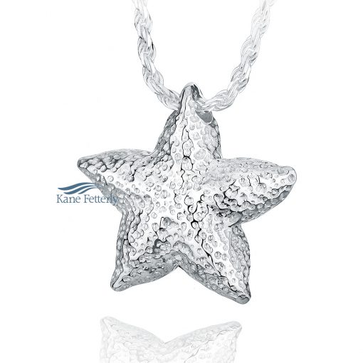 Starfish - sterling silver pendant