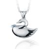 Swan - sterling silver pendant