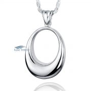 J0131 Oval - sterling silver pendant