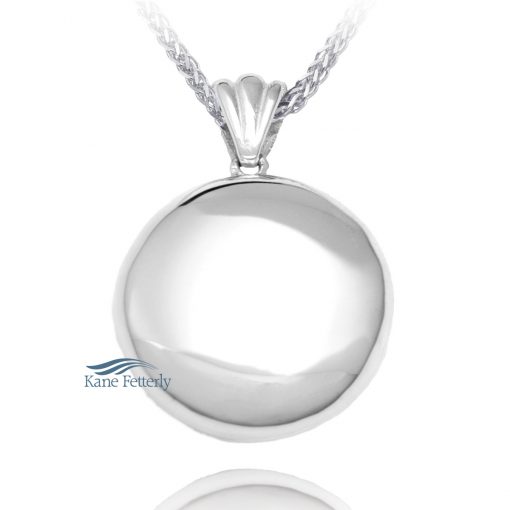 Round - sterling silver pendant