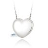 J0219 Heart - sterling silver pendant