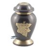 U8616K Miniature keepsake urn with maple leaf