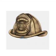 Fireman hat metal ornament for urn
