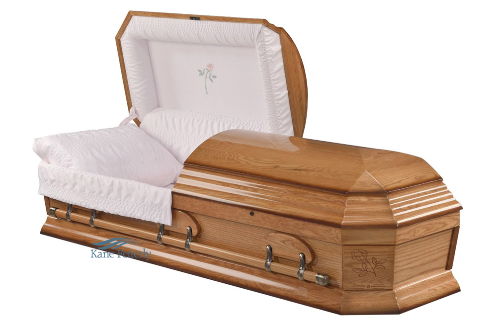 Oak casket