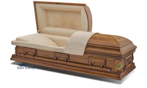 C8062 Hardwood casket