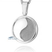 Yin yang cremation pendant