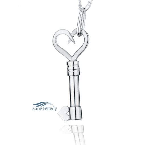 Key To My Heart - pendant in sterling silver