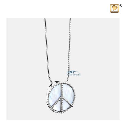 A sterling silver chain is included in the price