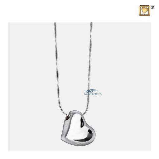 A sterling silver chain is included in the price.