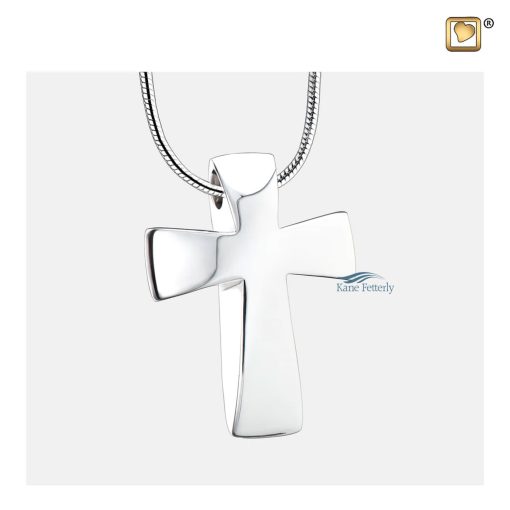 Cross pendant for ashes