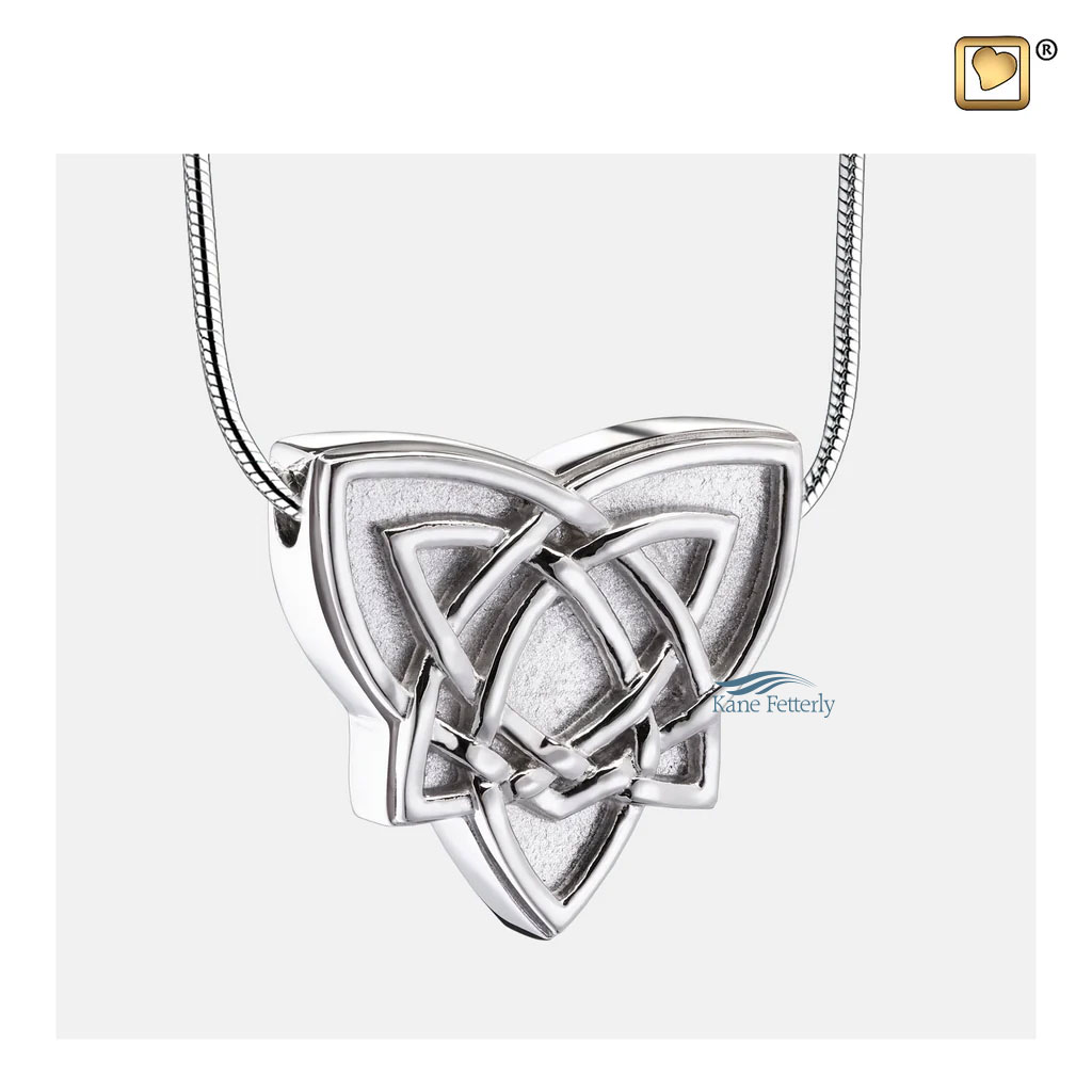 Celtic Trinity Knot pendant for ashes