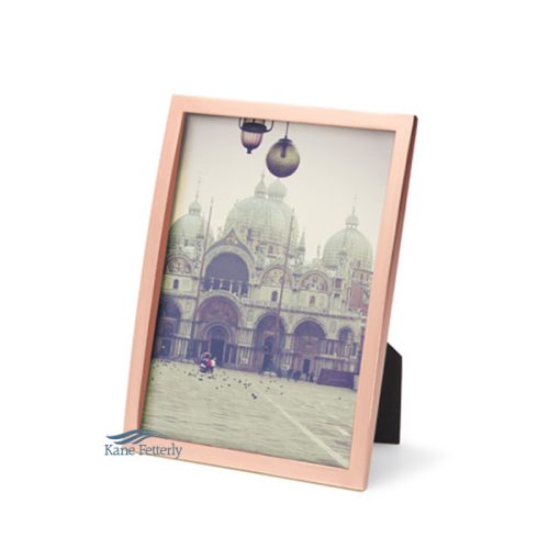 Metal frame. Copper finish