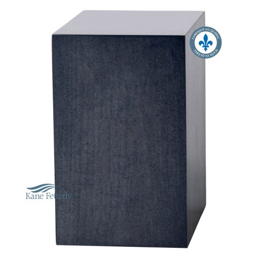 Blue stained maple urn