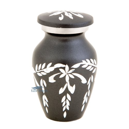 Aluminum miniature urn