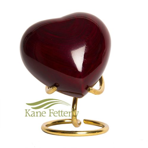 U8421H Aluminum heart miniature urn